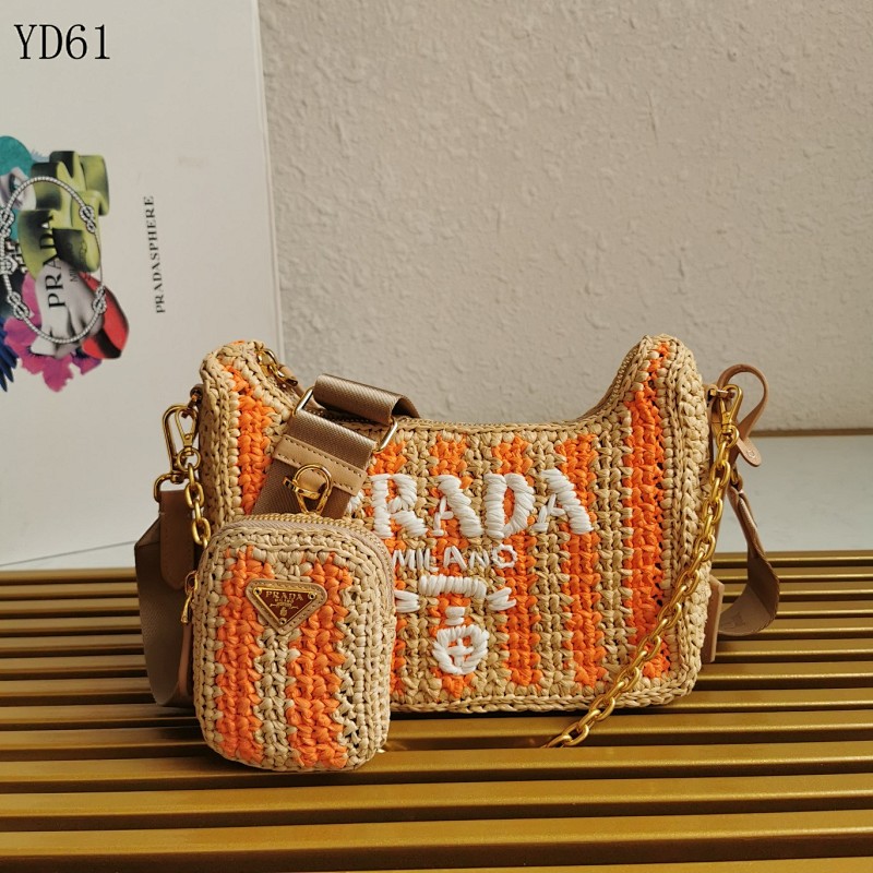 cover-131509189 PRADA YD6178 Striped Woven Crossbody Bag