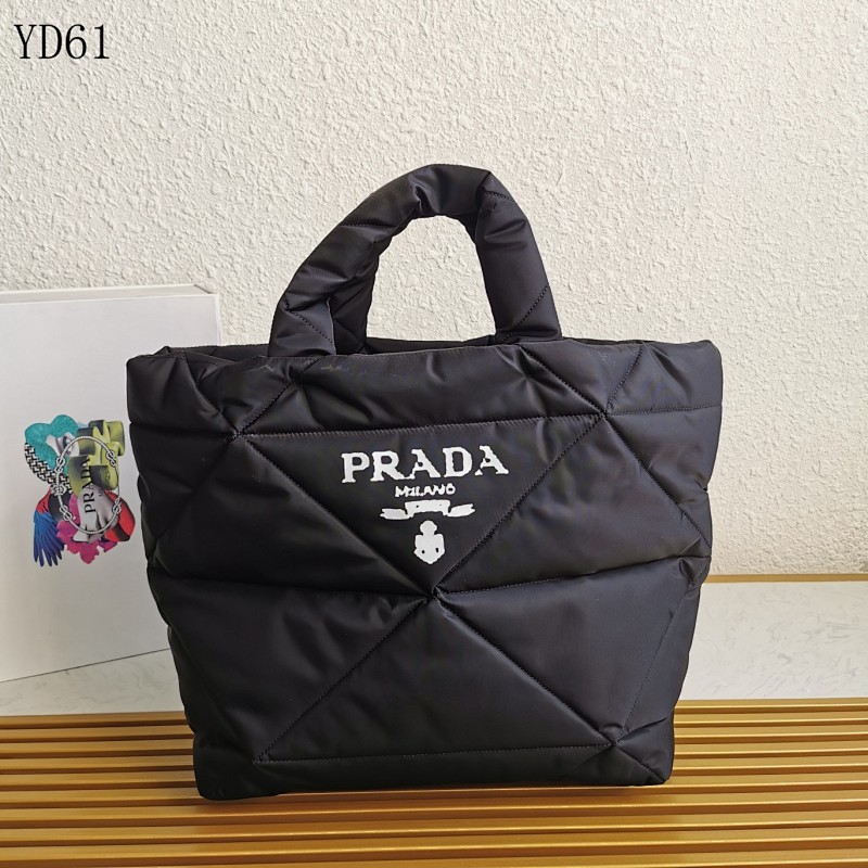PRA/D YD6155 Re-Nylon Tote Bag with Triangular Logo