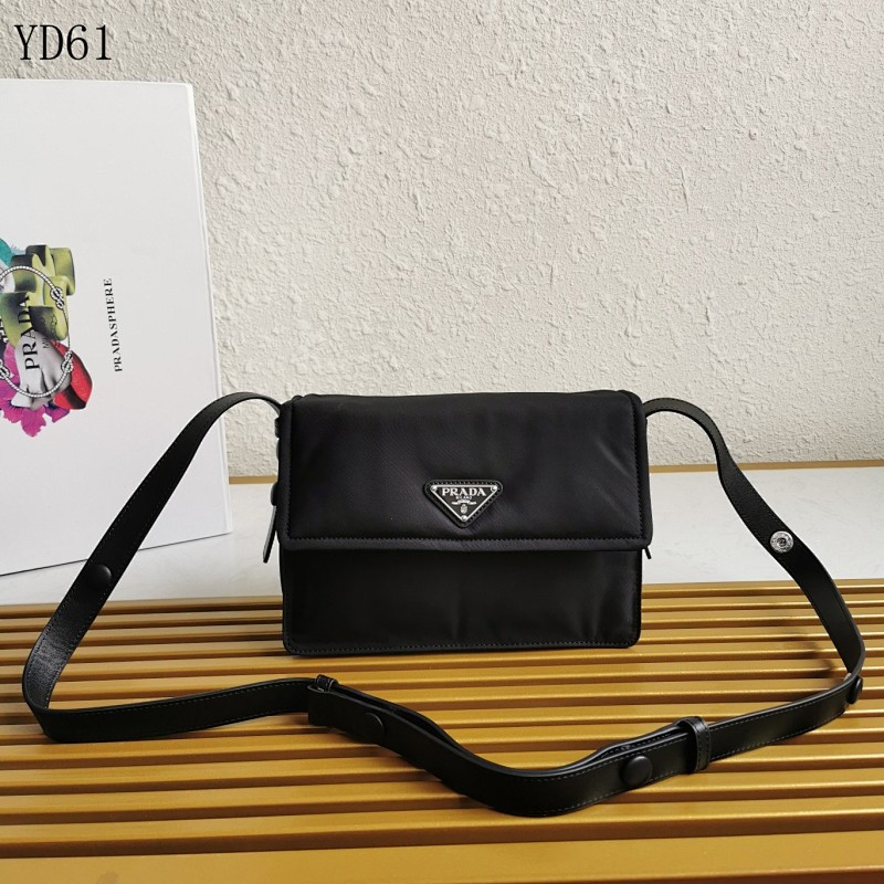 Pr4da 1BD313 Small Nylon Crossbody Bag