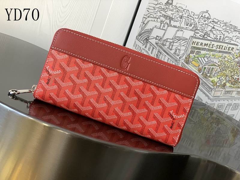 Goyarrd YD70 Red Long Zip Wallet