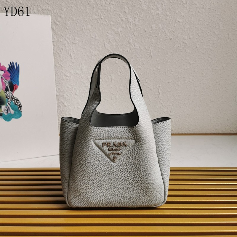 Pr4da YD6172 1BA349 Mini Leather Tote Bag