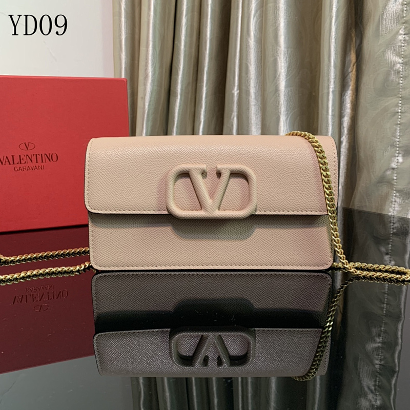Valentiino YD0960 Palm Grain Leather Crossbody Bag