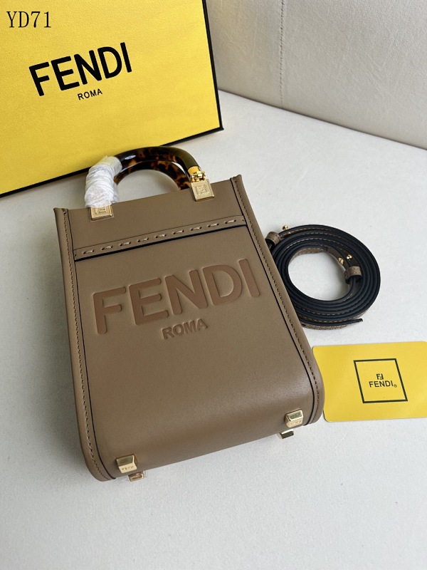 FENDI YD7160 Mini Bag with Tortoiseshell Handle