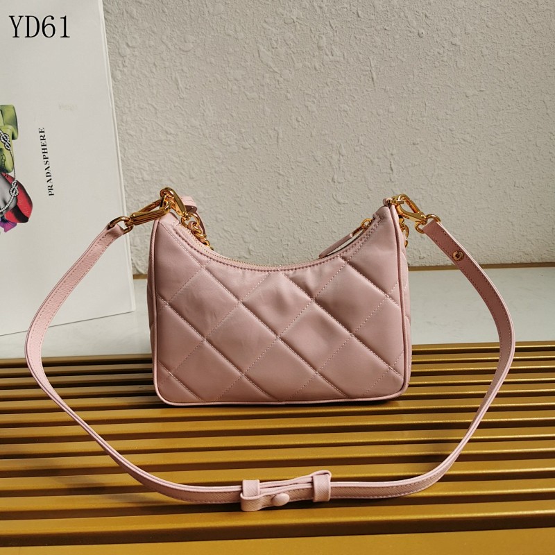 PRADA YD61 Quilted Crossbody Bag