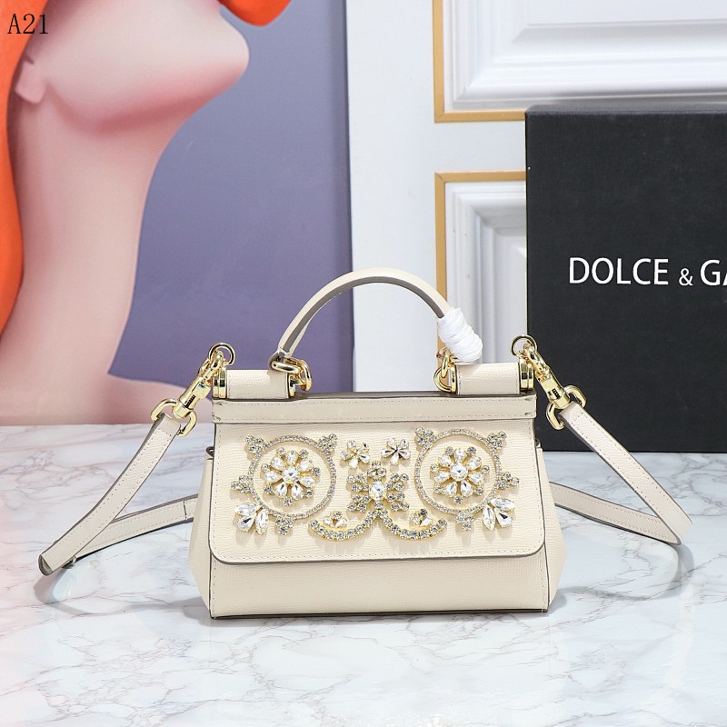 Dolce & Gabbana YD2148 D15169 Crystal Embellished Mini Bag