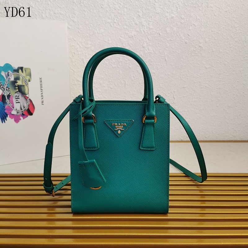Pr4da YD61 Tote Bag in Saffiano Leather