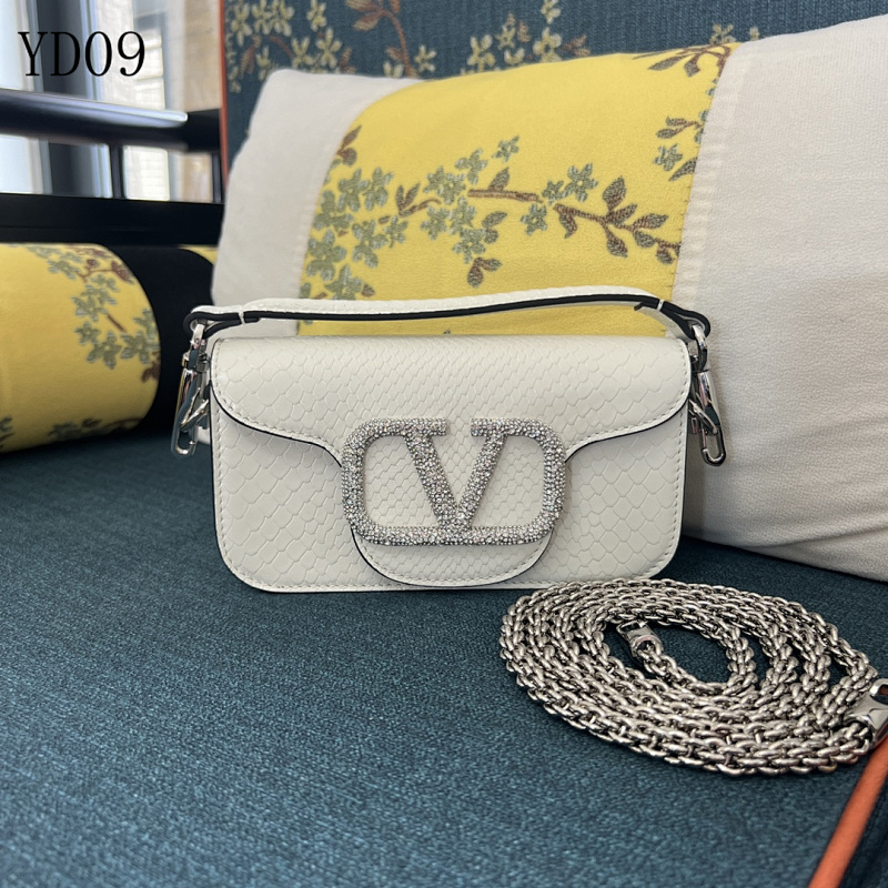Valentiino YD0968 Mini Snake Leather Crossbody Bag