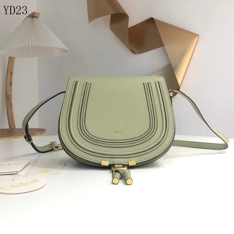 Chloé YD2355 Large Marcie Bag in Mint Green