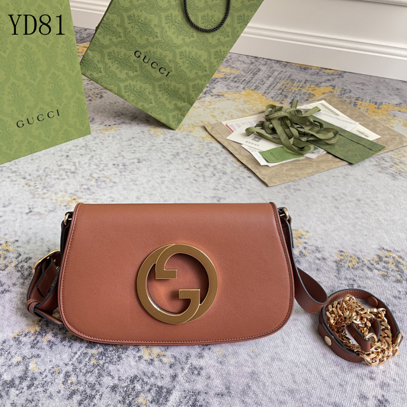 Gucc1 YD8170 Interlocking G Crossbody Bag