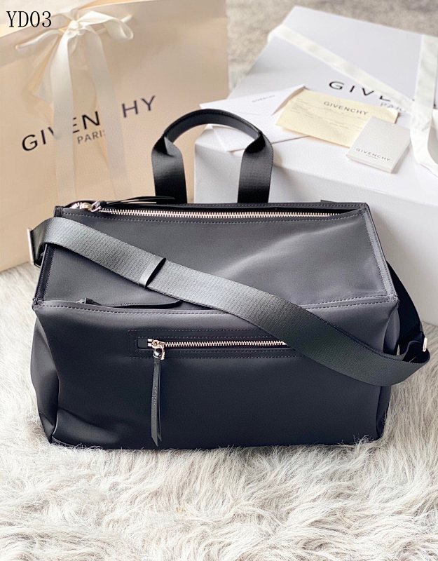 Givnchee YD0358 Black Leather Tote Bag