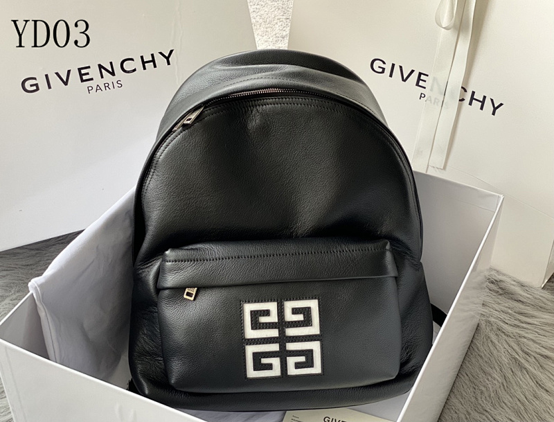 Givnchee YD0368 Leather Backpack with GG Logo