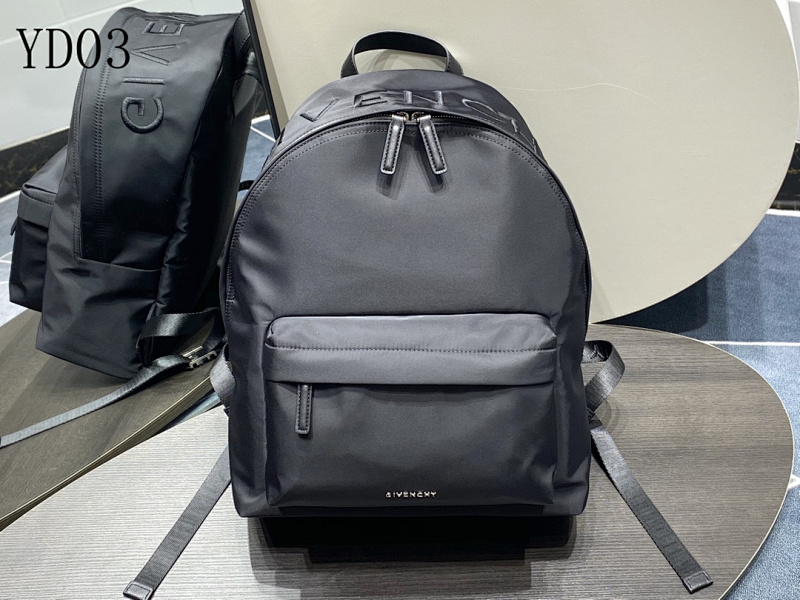 GIVENCHY YD03 Backpack – Nylon and Leather Unisex Design