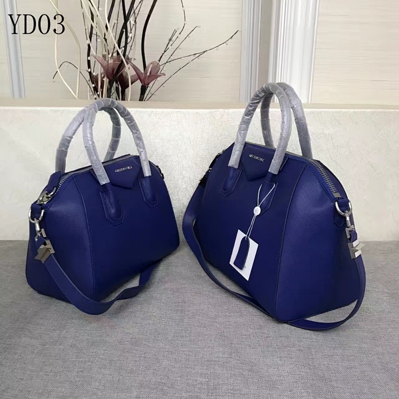 Given.chy YD03 Blue Leather Handbag