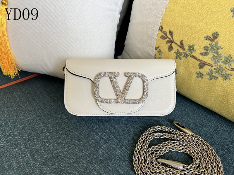 Valentiino YD0970 Mini Crossbody Bag with Crystal Logo