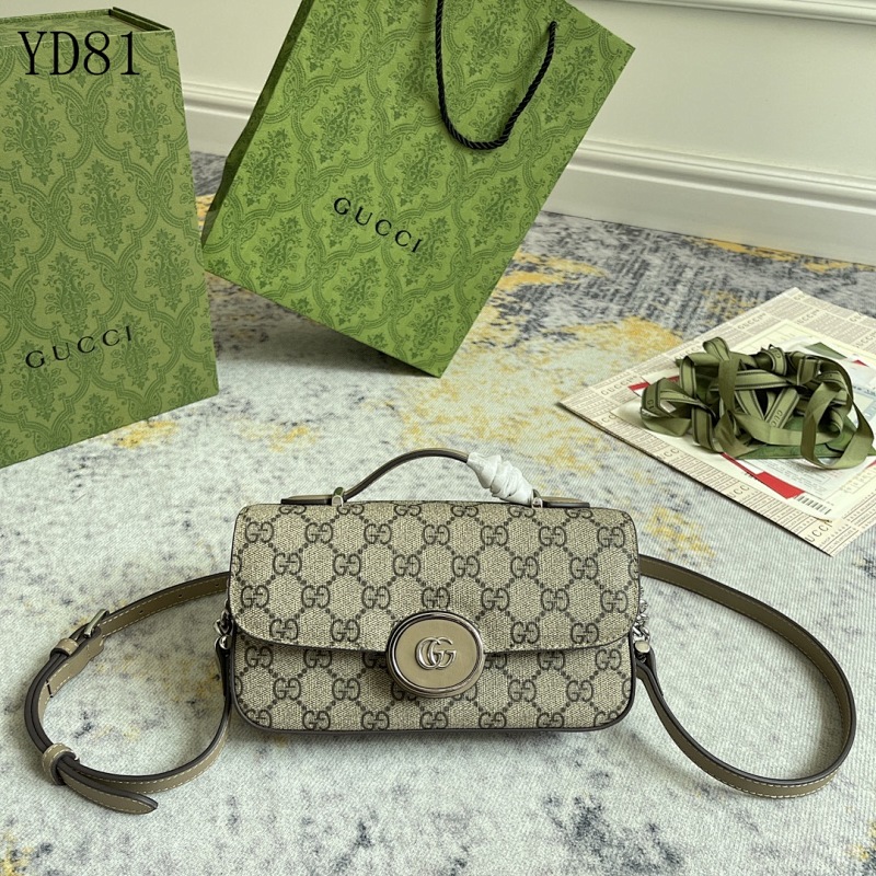 Gucc1 YD8155 GG Supreme Mini Crossbody Bag