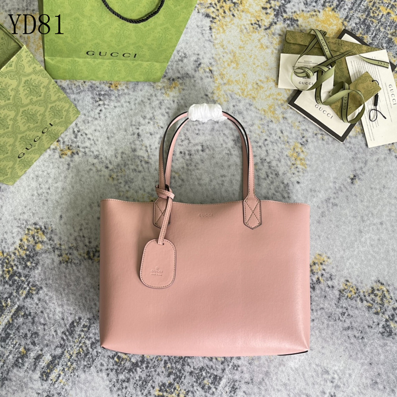 cover-151580729 Gucc1 YD81 Tote Bag Pink Leather