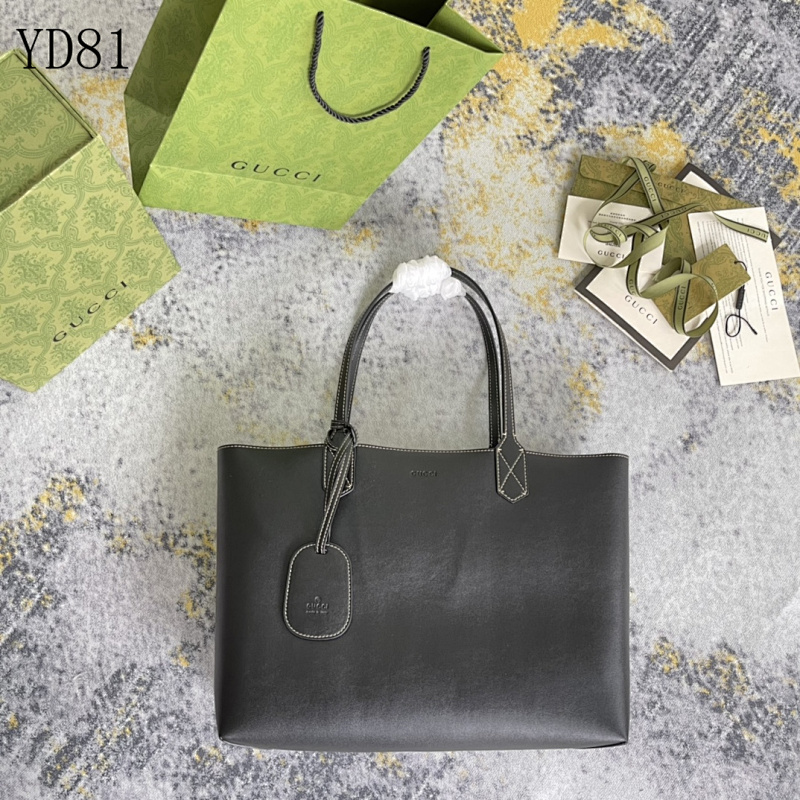 Gucc1 YD8129 Leather Tote Bag