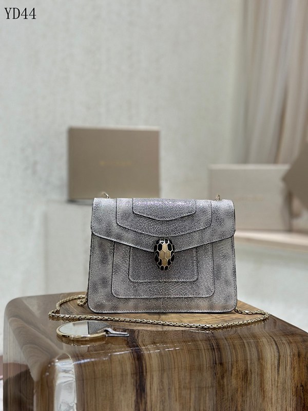 Bvl8ariii YD4480 Silver Python Snake Head Clutch