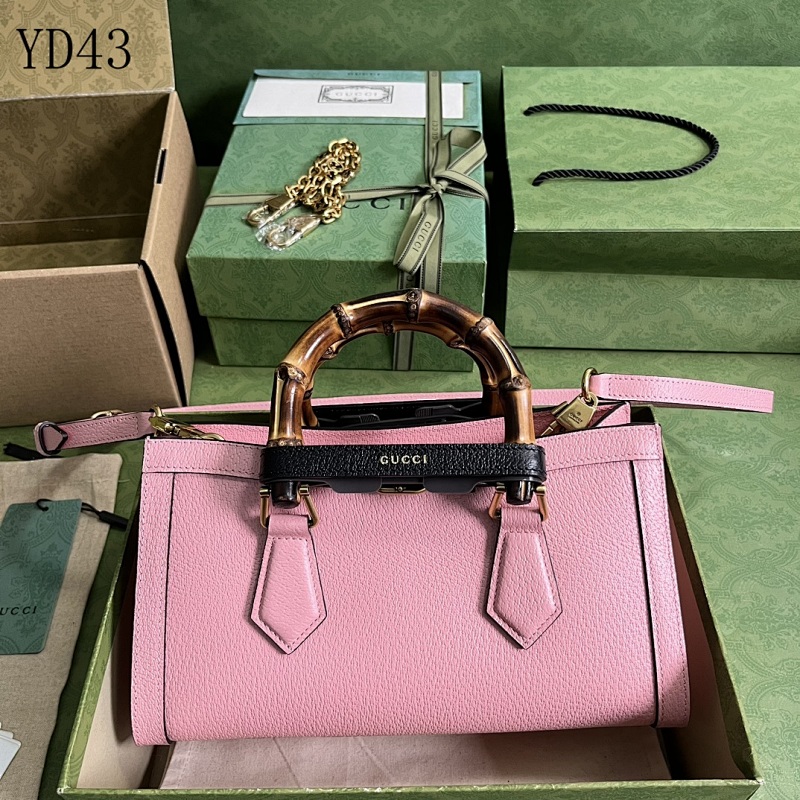 Gucc1 YD43070 Diana Bamboo Mini Shoulder Bag