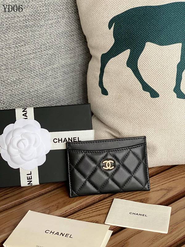Chan3l YD06010 Wallet Card Holder Made in Italy