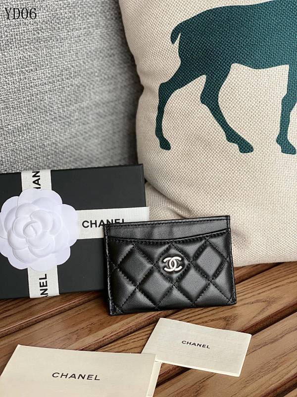 Chan3l YD06010 Leather Wallet Card Holder