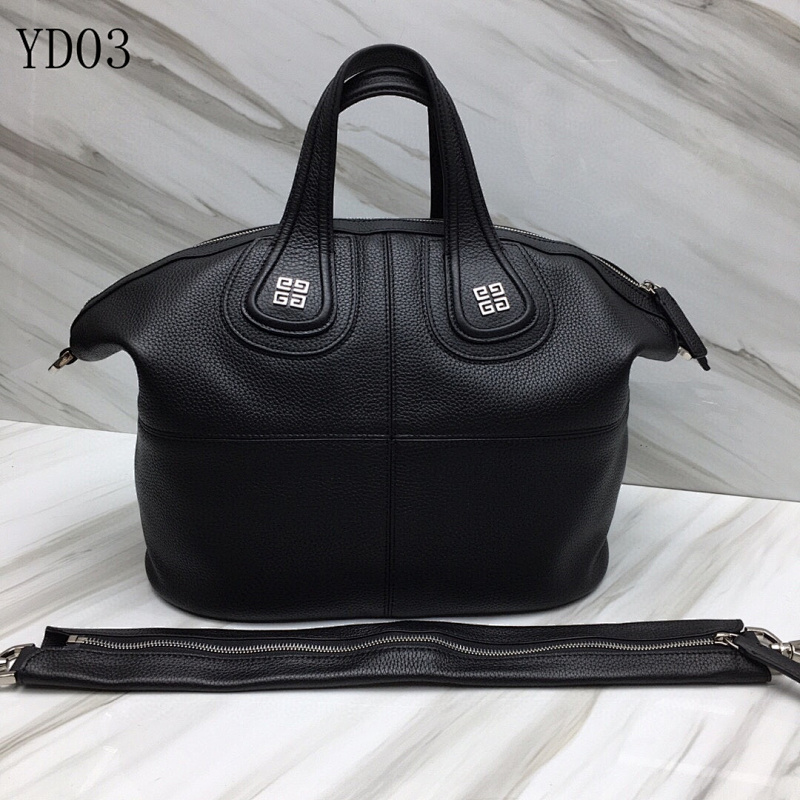 Givnchee YD03 Black Leather Nanette Tote Bag