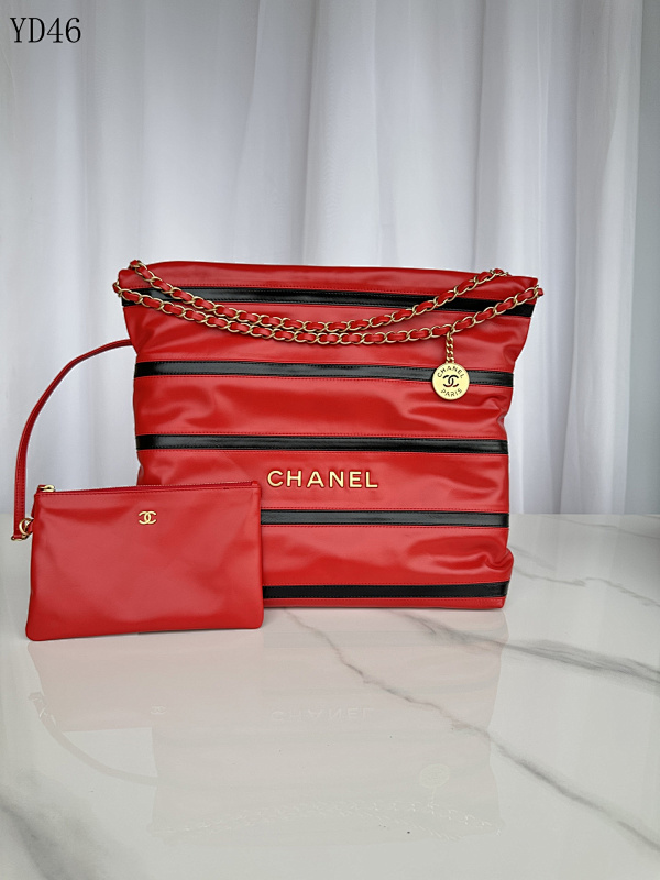 cover-159338998 CHANELL YD46076 Classic Red Leather Shoulder Bag