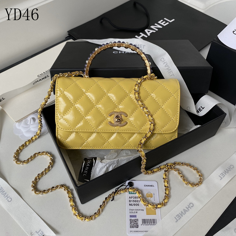 CHANELL YD46073 Ap3803 Quilted Chain Clutch Bag