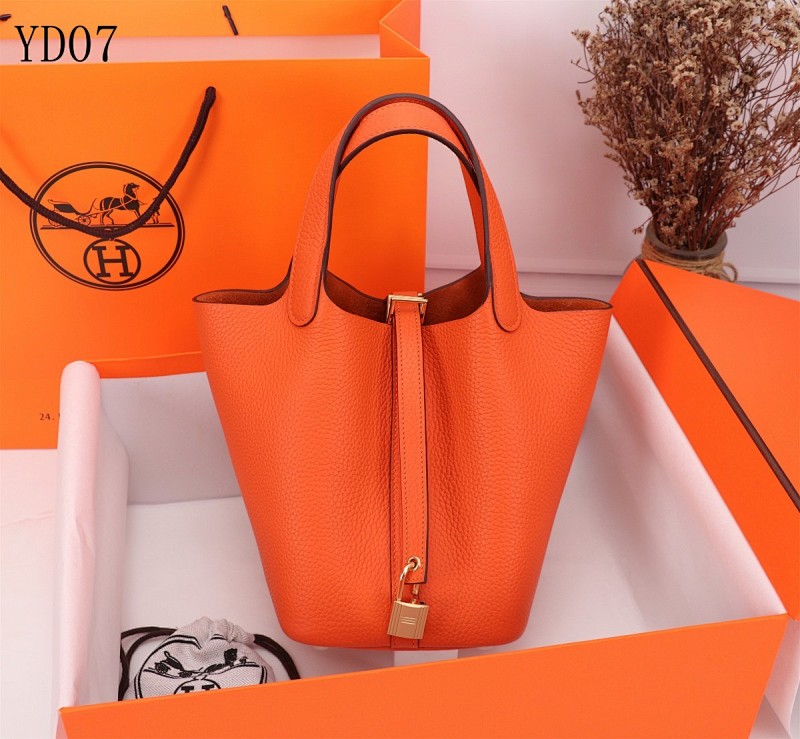 Hermez YD07 Tote Bag Handcrafted Stitching
