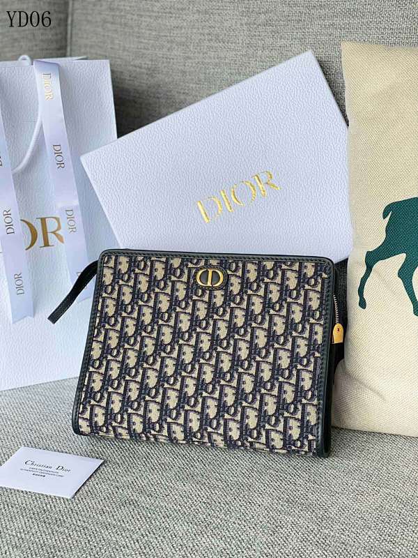 Diiior YD06036 S2107UTZQ-M928-TU Oblique Print Wallet