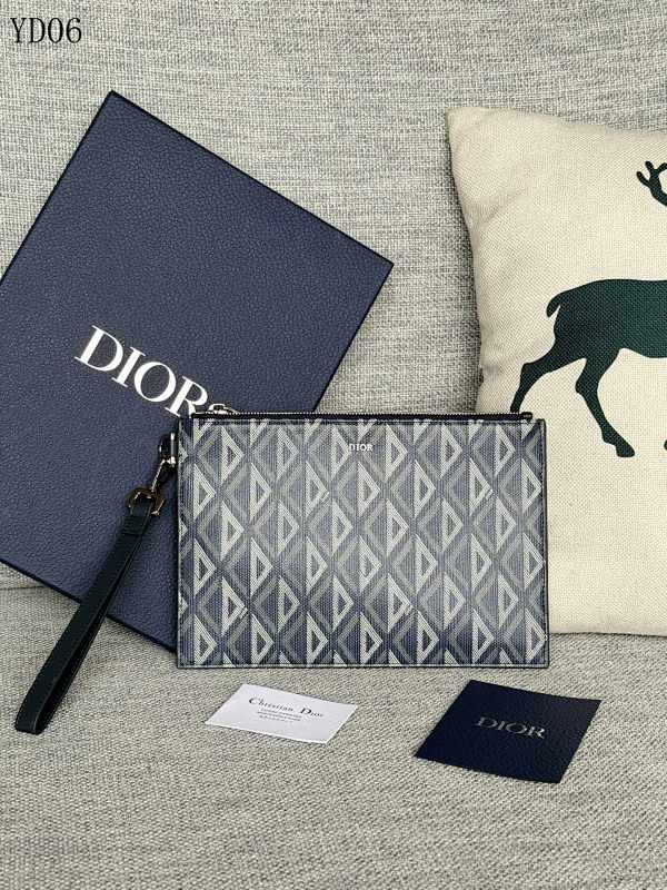 Diiior YD06028 Small Clutch Wallet with Oblique Pattern