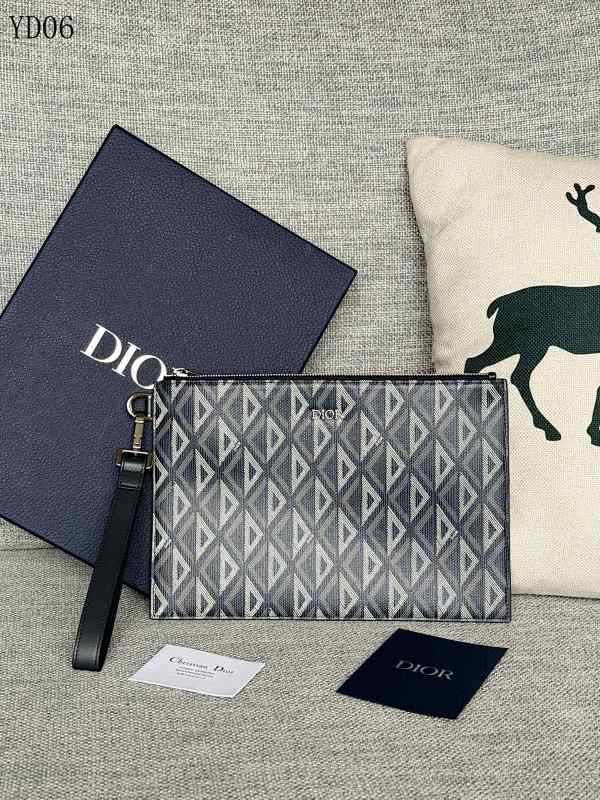 Diiior YD06030 Oblique Print Clutch Wallet