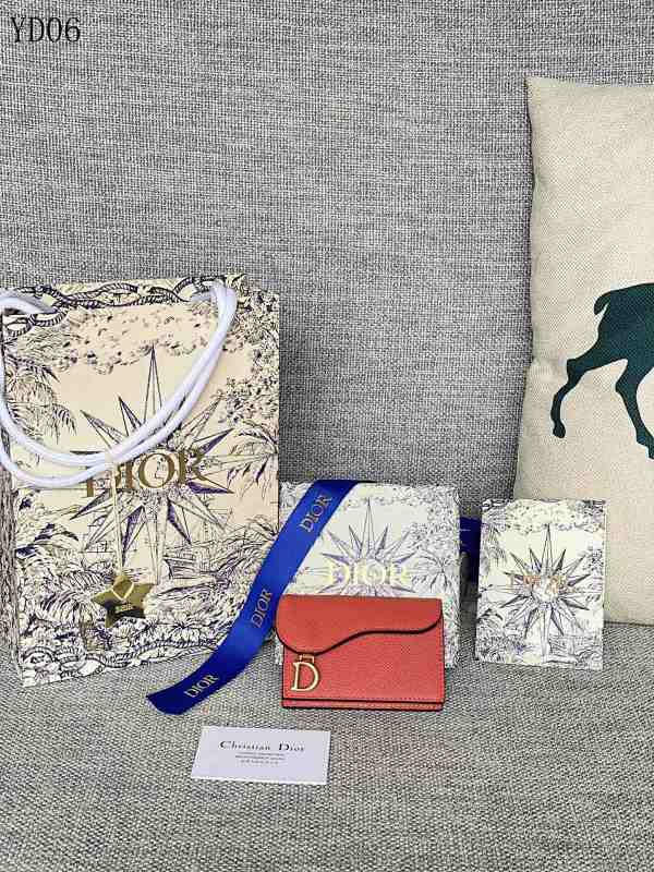 Diiior YD06019 Palm Print Full Leather Wallet
