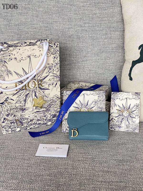 Diiior YD06025 Mini Wallet in Teal