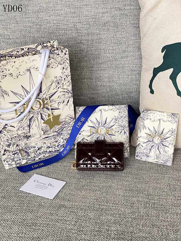 cover-160554501 Diiior YD06025 Mini Wallet with Embroidered Design