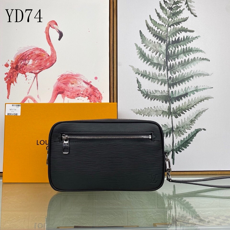 LVutton M51726 Kasai Pochette Black Epi Leather
