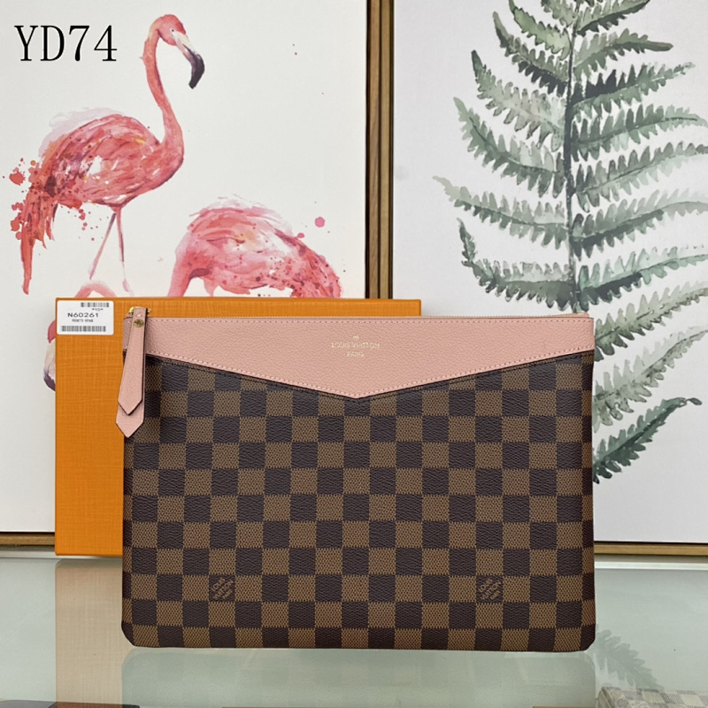 LVutton N60261 Daily Clutch in Damier Ebene
