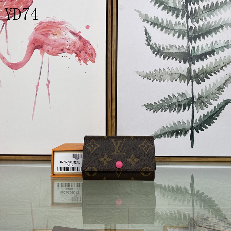 LVutton M62630 Rose Red Mini Coin Purse