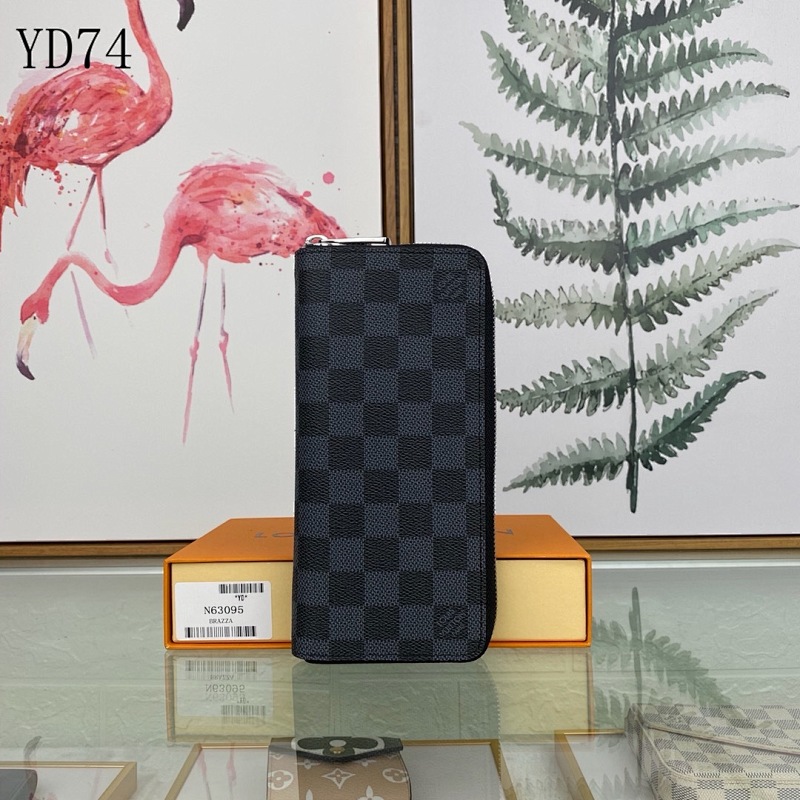 cover-160590862 LVutton N63095 Damier Graphite Vertical Zip Wallet