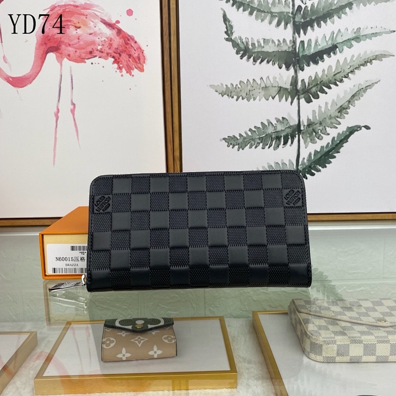 LVutton N60015 Brazza Wallet Checkered Damier