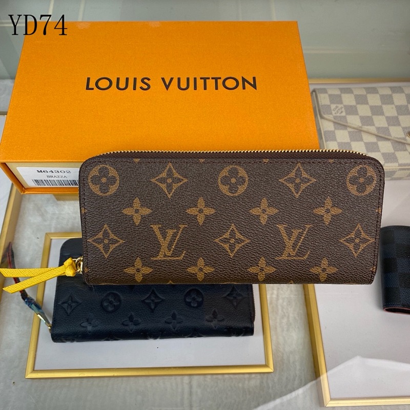 LVutton M64302 Yellow Clémence Wallet