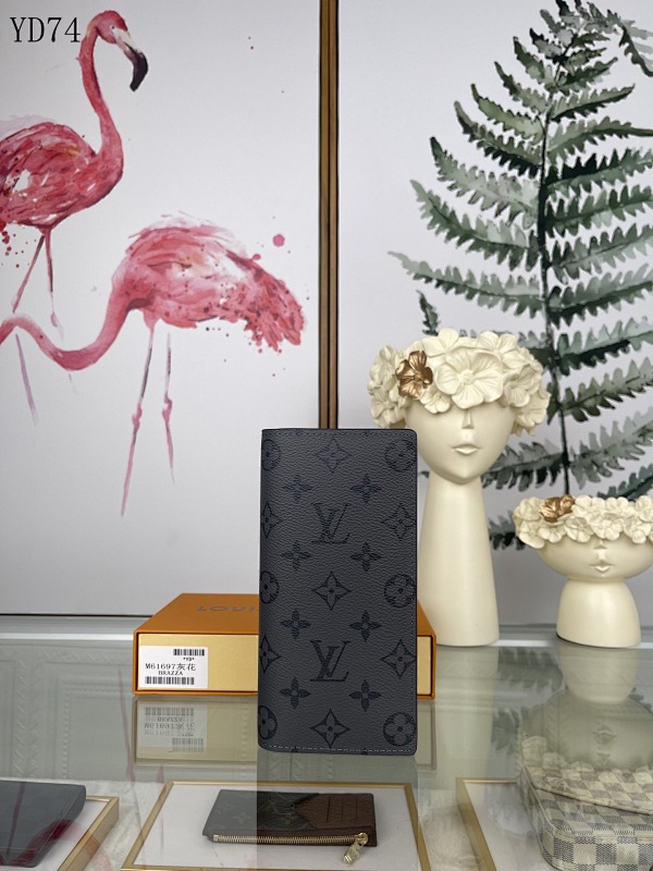 cover-160591382 LVutton M61697 Brazza Wallet Monogram Canvas Gray