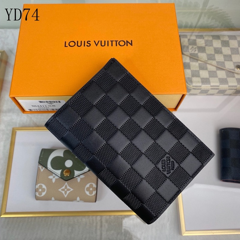 LVutton YD74016 N64411 Monogram Coated Canvas Passport Holder
