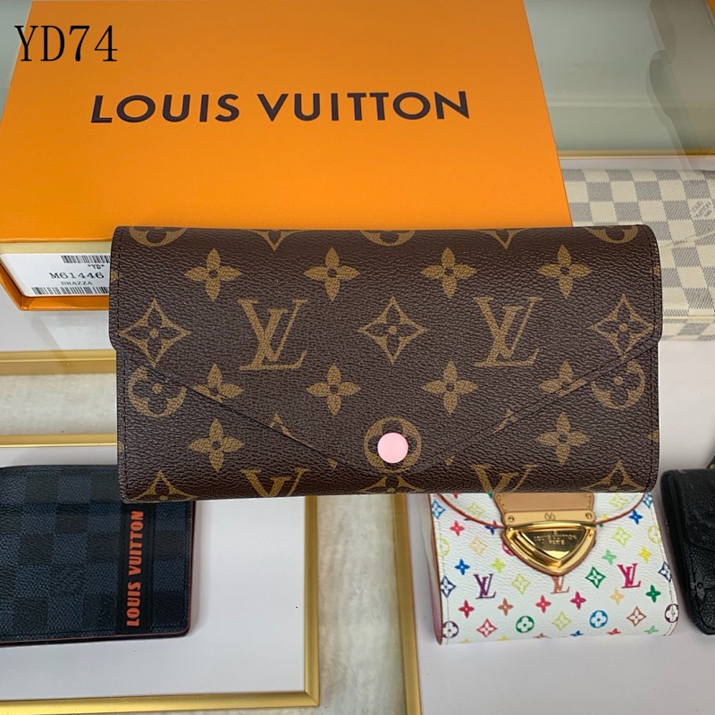LVutton M61446 Josephine Wallet Monogram Canvas Pink