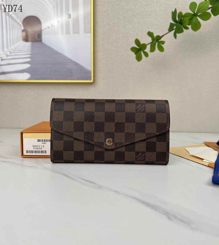 LVutton YD74021 Monogram Canvas Envelope Wallet