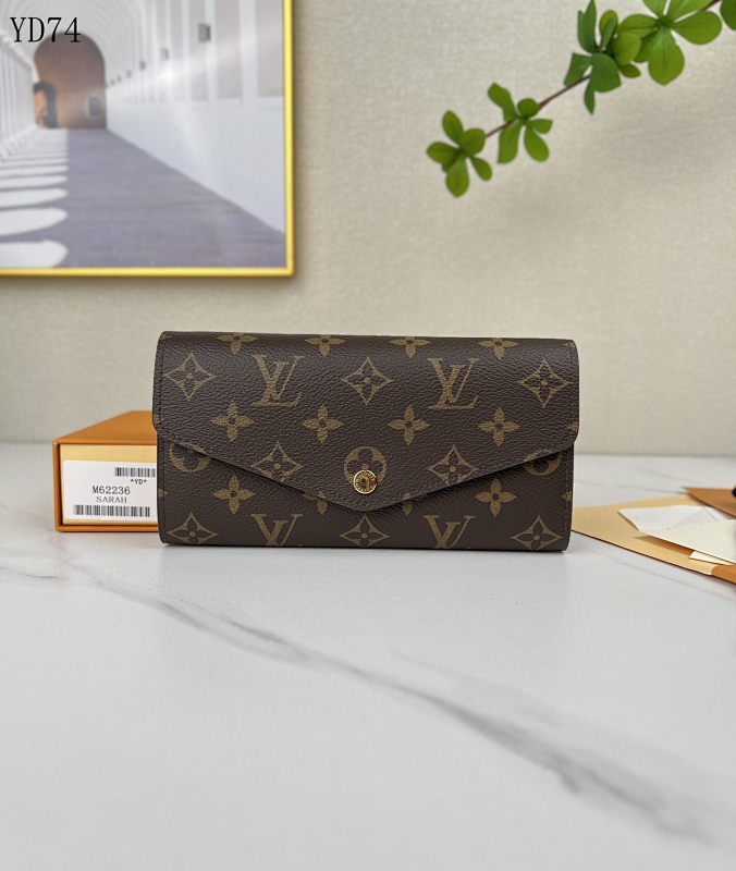 LVutton M62236 Red Monogram Envelope Wallet