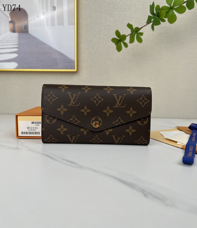 LVutton M62235 Monogram Pink Envelope Wallet