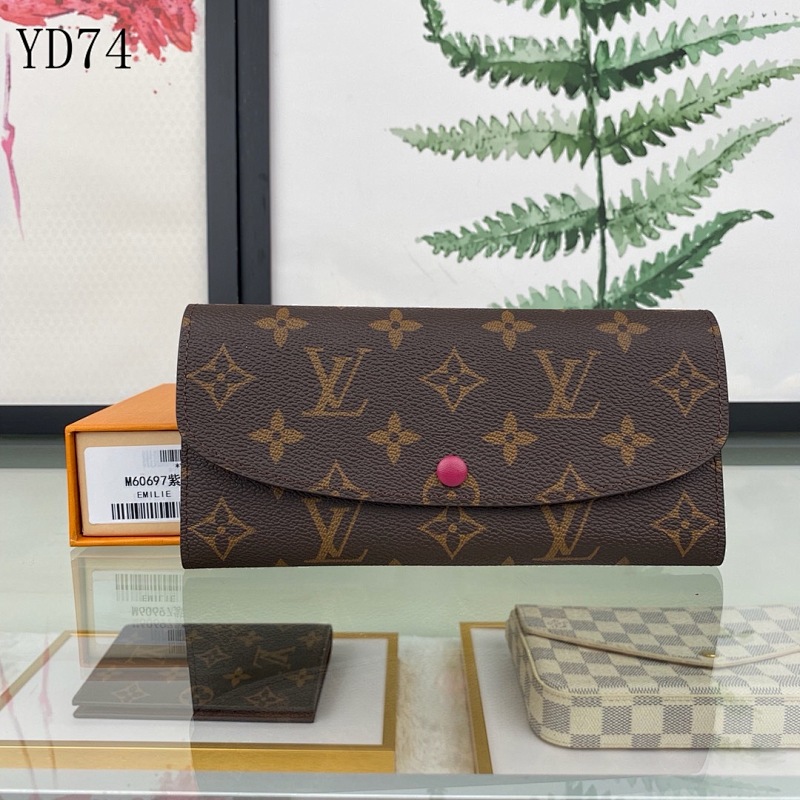 LVutton YD74018 Monogram Clutch Wallet