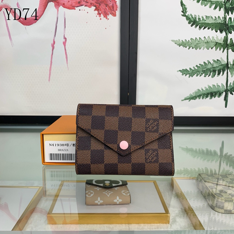 LVutton YD74018 Damier Ebene Wallet