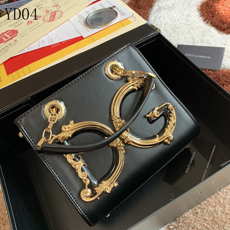 Dolce & Gabbana DG5180 Mini Top Handle Bag with Gold DG Logo